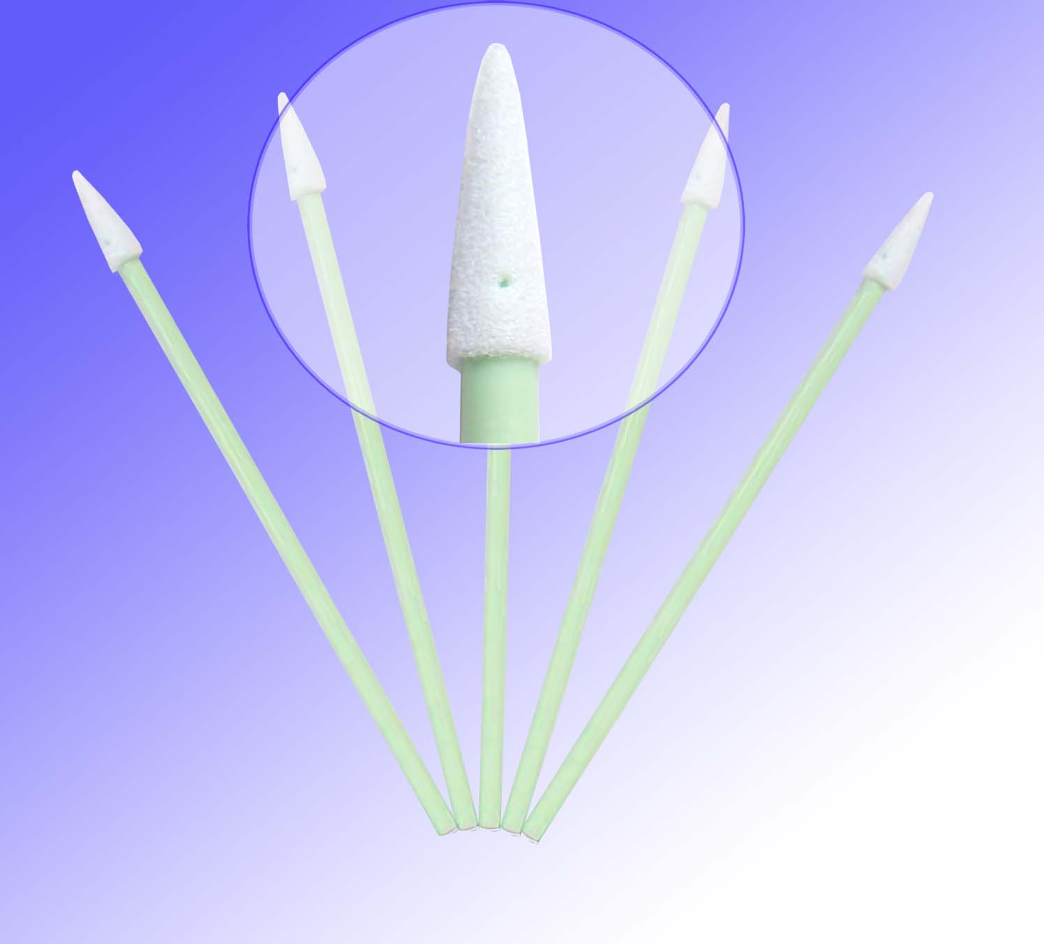 Electronics Repair Tools - 100 stuks stofverwijderende reinigingssponsjes, cleanroom schuimstaafjes