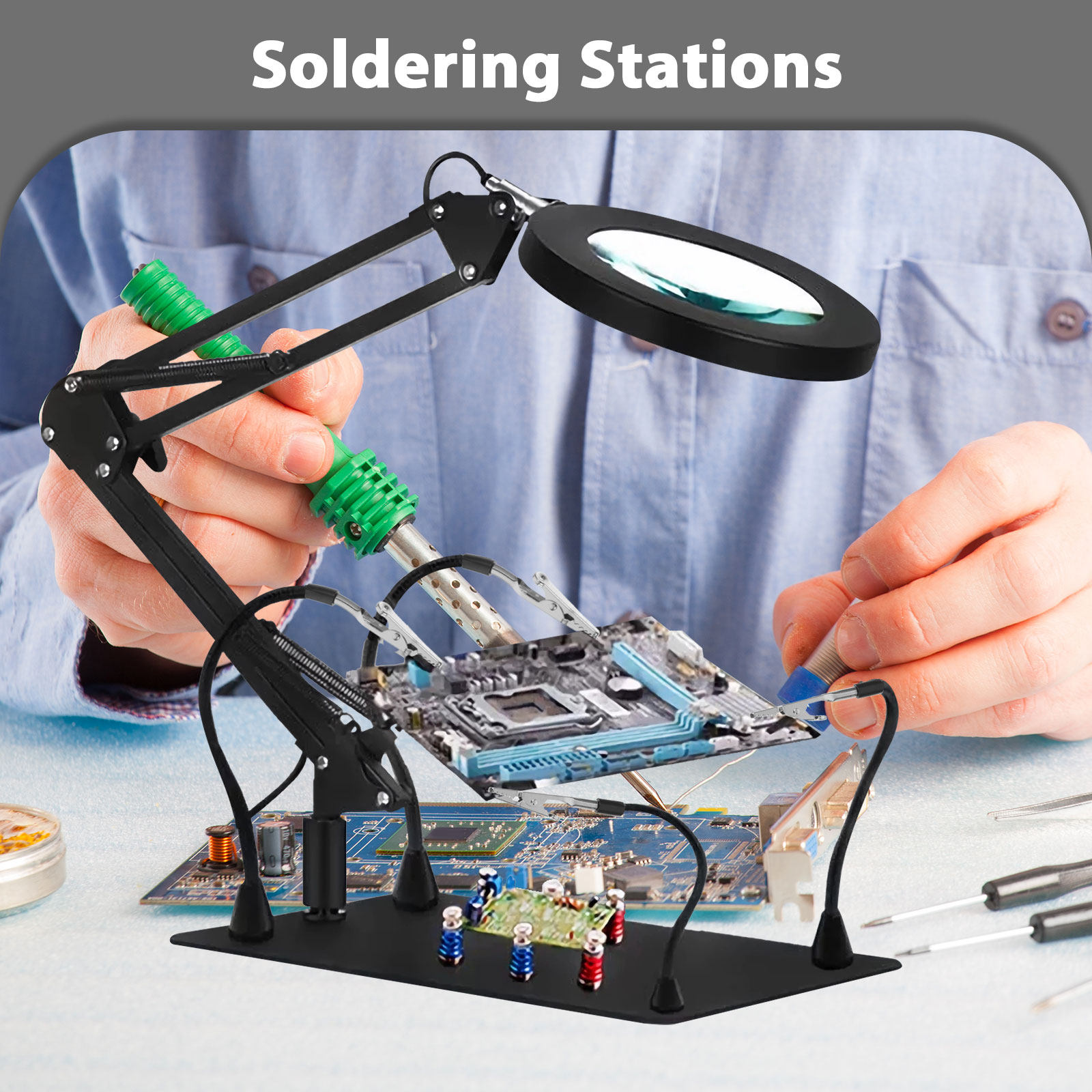 3 stuks soldeerwerkbankklemmen - Electronics Repair Tools recensie en prijs